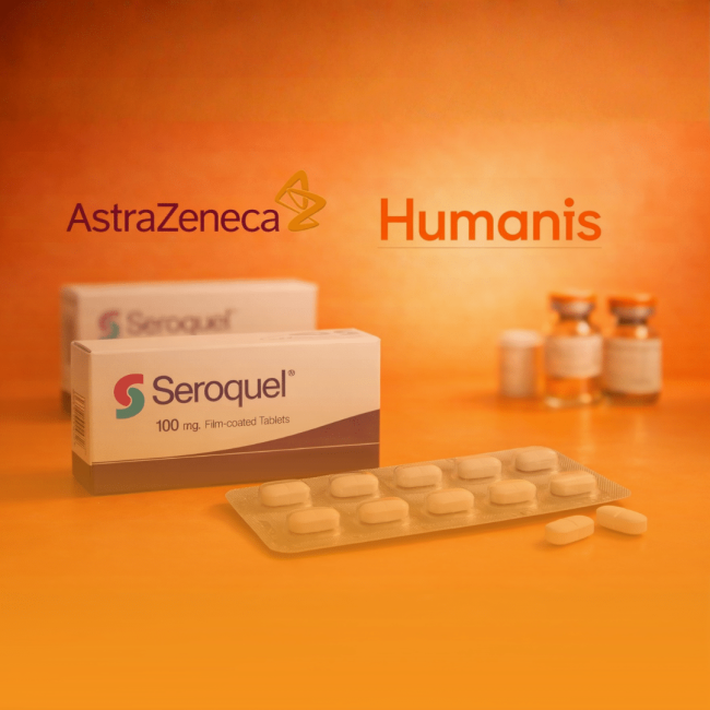 Seroquel pharmaceutical product with AstraZeneca and Humanis logos – Turkish Competition Board decision